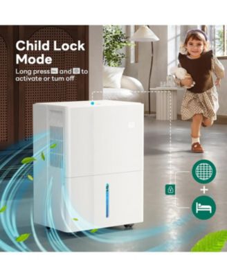 25-Pint Dehumidifier for Home & Bedrooms, 2000 Sq. Ft. Coverage, 1.2Gal Water Tank, Smart Controls & Timer for Medium Rooms