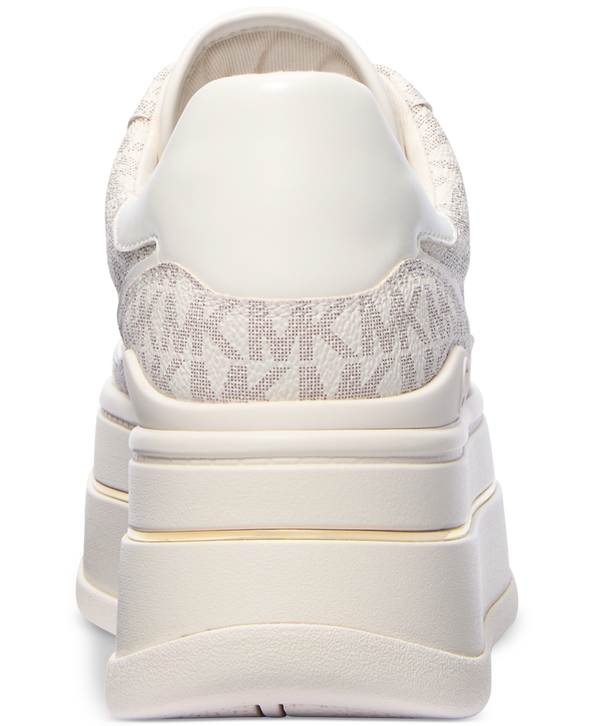 Michael Kors Hayes Signature Logo Platform Sneaker In Vanilla