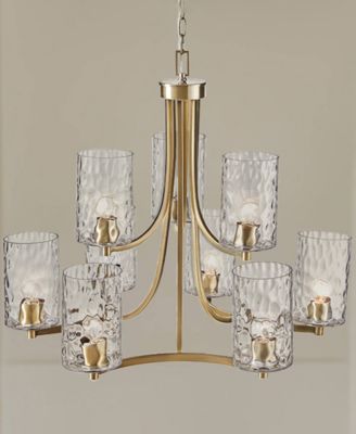 31.25" Opulentia 9-light Iron Chandelier