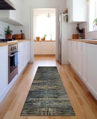 Trevi Washable TV14 2'3"x7'6" Runner Area Rug