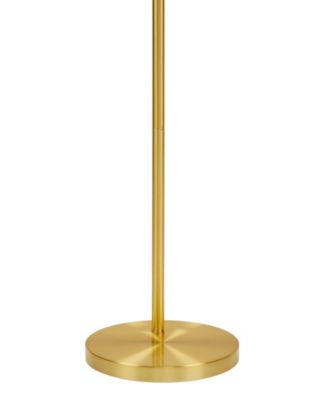 66" Laguna Rattan Weave Shade Iron Floor Lamp