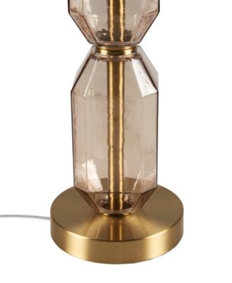 26.5" Zirconia Faceted Glass Table Lamp