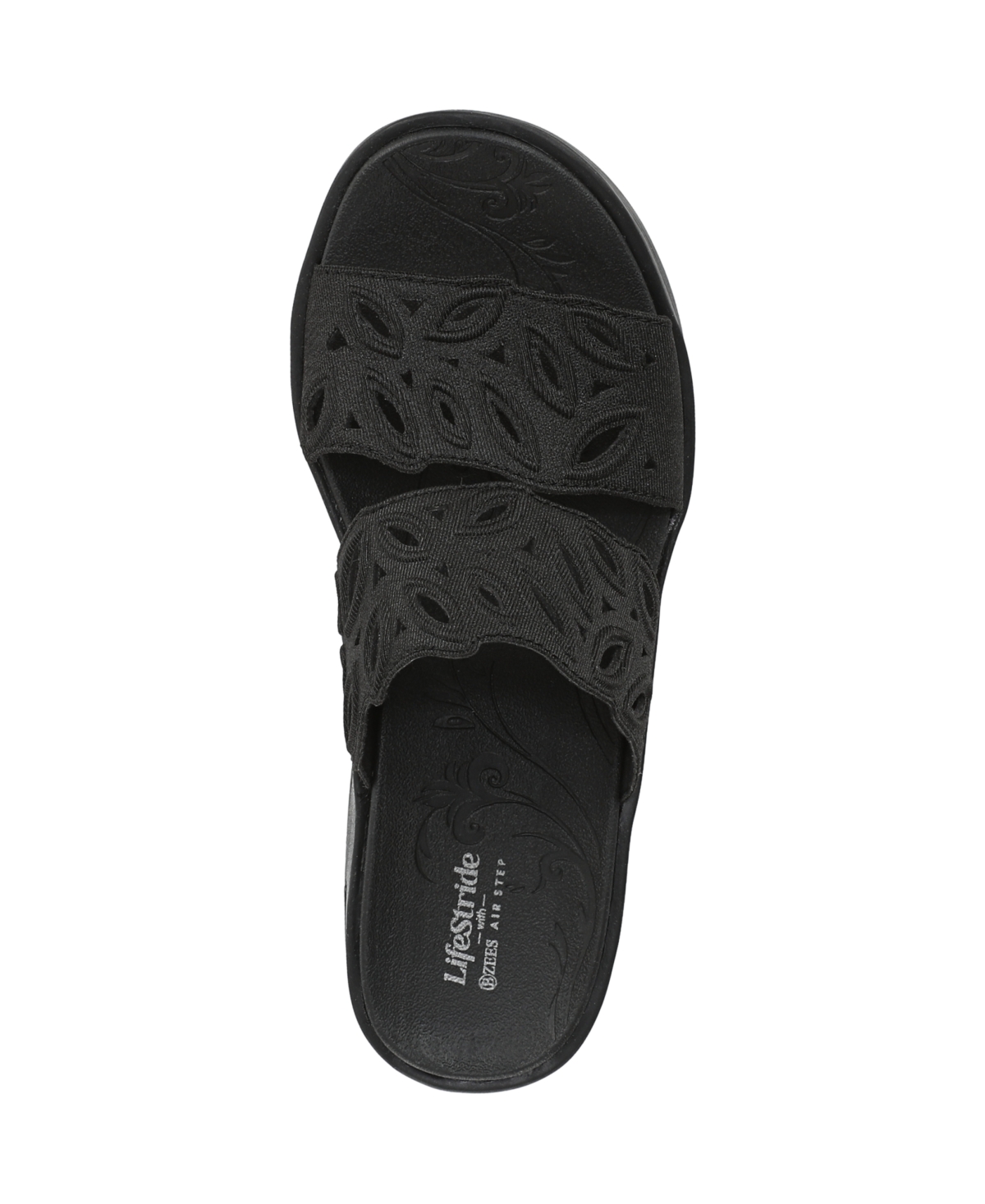 LIFESTRIDE WOMEN'S DELIGHT WASHABLE SLIDE WEDGE SANDALS 