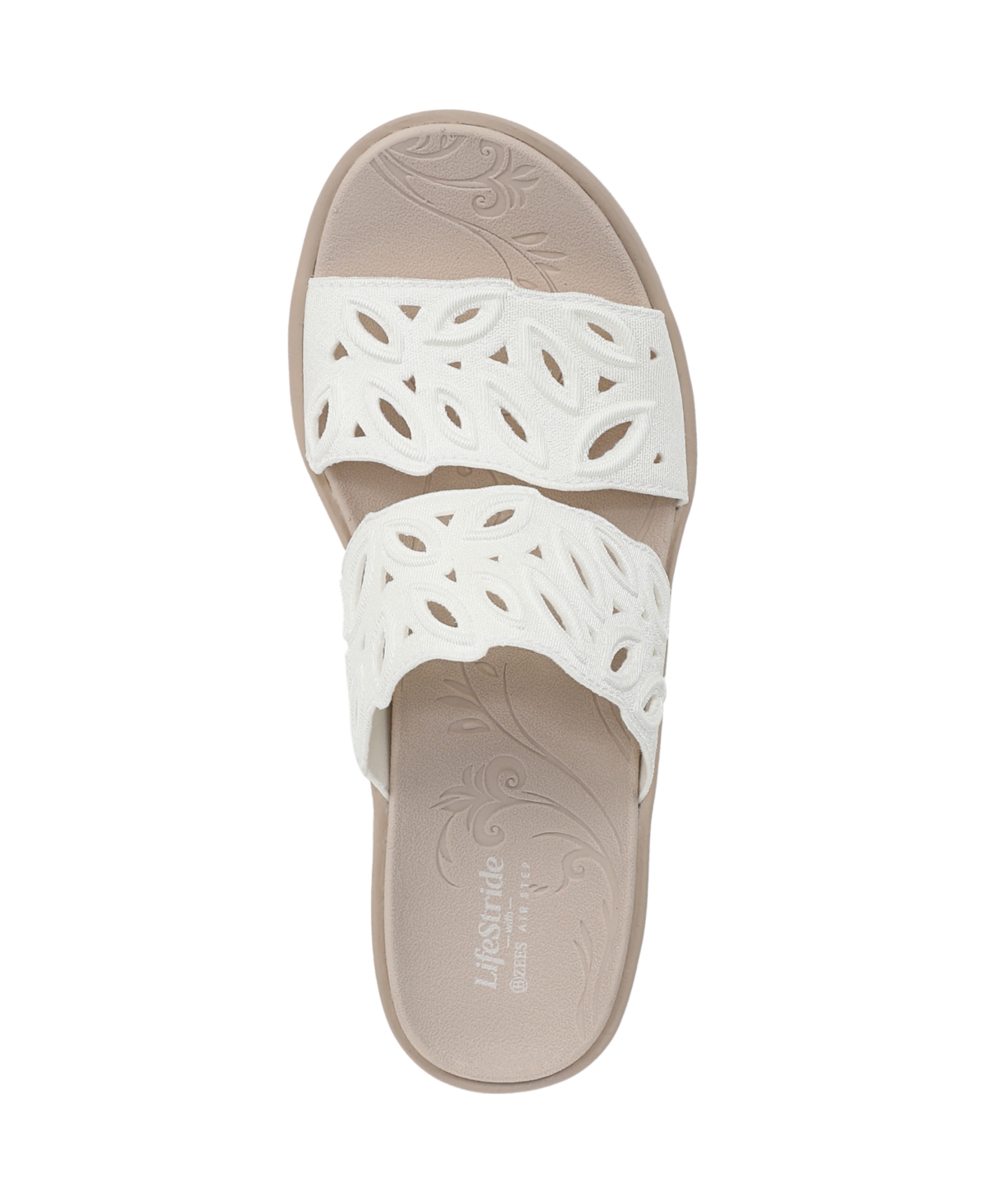 LIFESTRIDE WOMEN'S DELIGHT WASHABLE SLIDE WEDGE SANDALS 