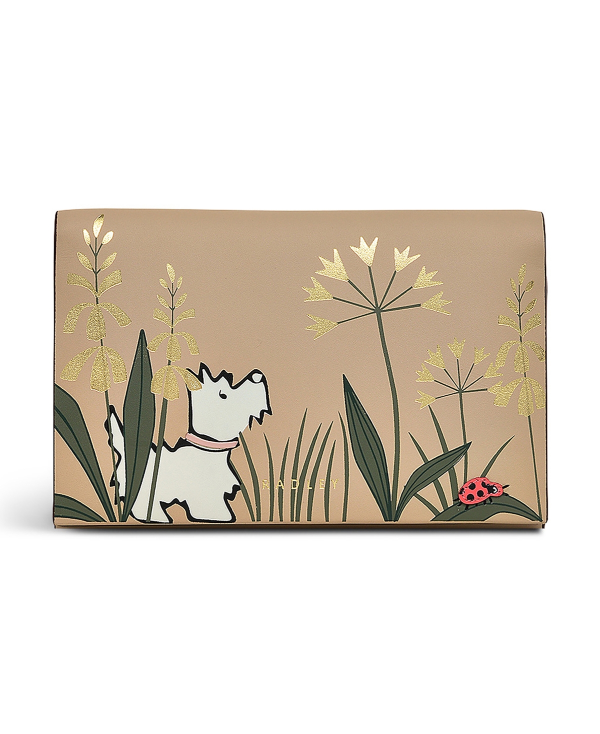 Garden Wanderer Flap Over Wallet - Stone