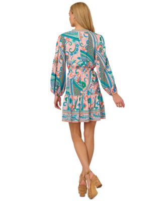by Adrianna Papell Women's Printed Shirtdress