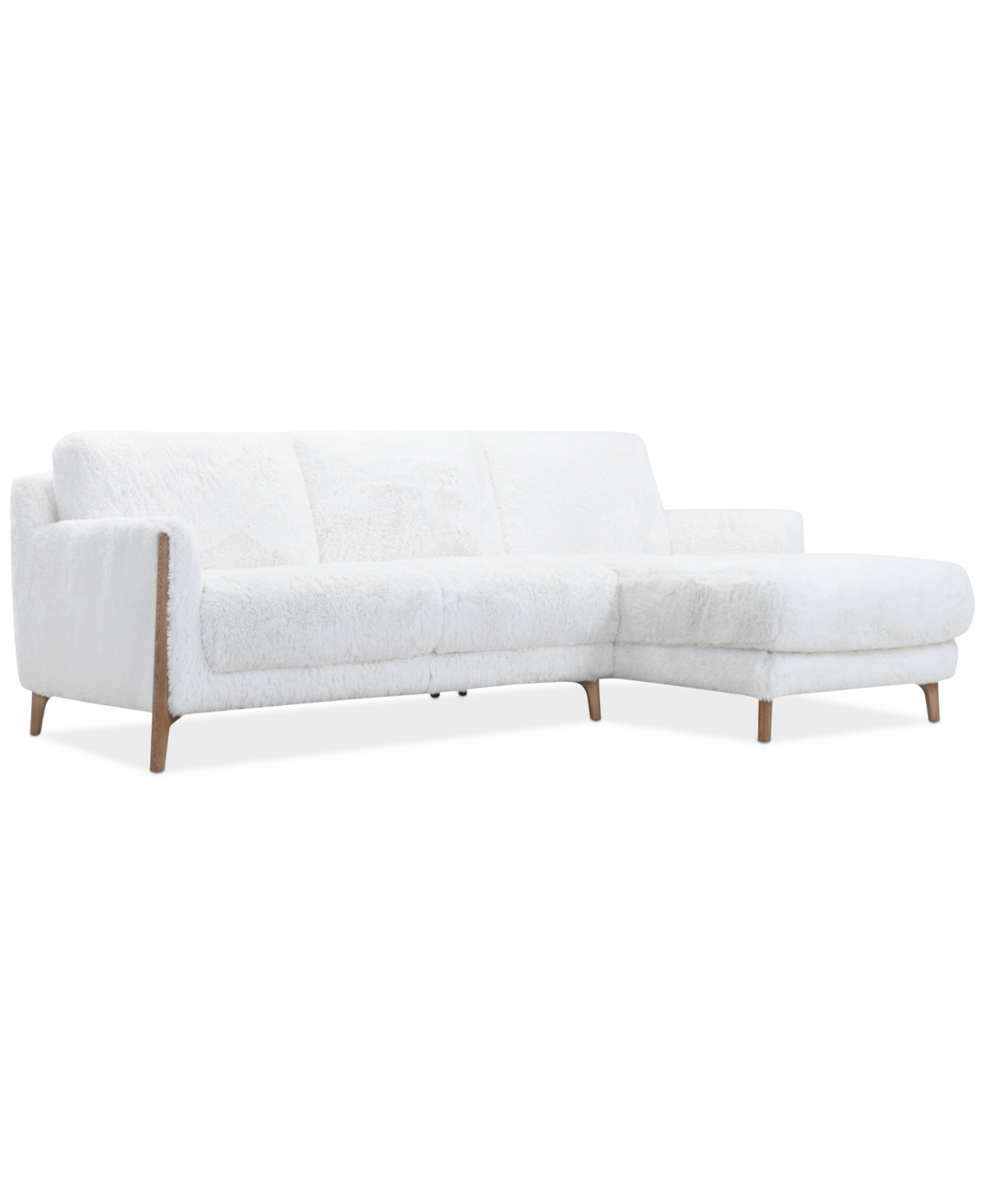 Macy's Briannie 2-pc. Fabric Chaise Sectional, Exclusively At