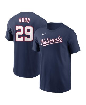 Nike - Men's James Wood Navy Washington Nationals Fuse Name Number T-Shirt