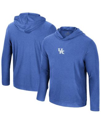 Colosseum - Men's Royal Kentucky Wildcats Long Sleeve Hooded T-Shirt