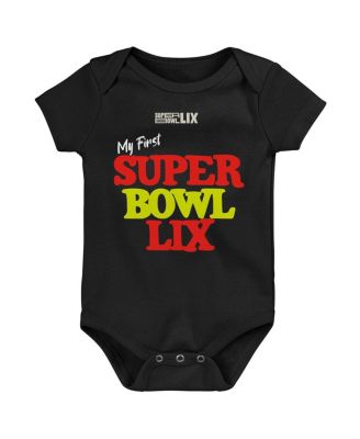 Newborn Black Super Bowl LIX My First Bodysuit