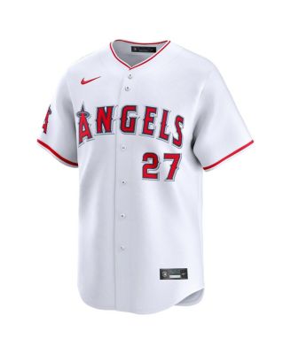 Men's Mike Trout White Los Angeles Angels Home Limited Player Jersey