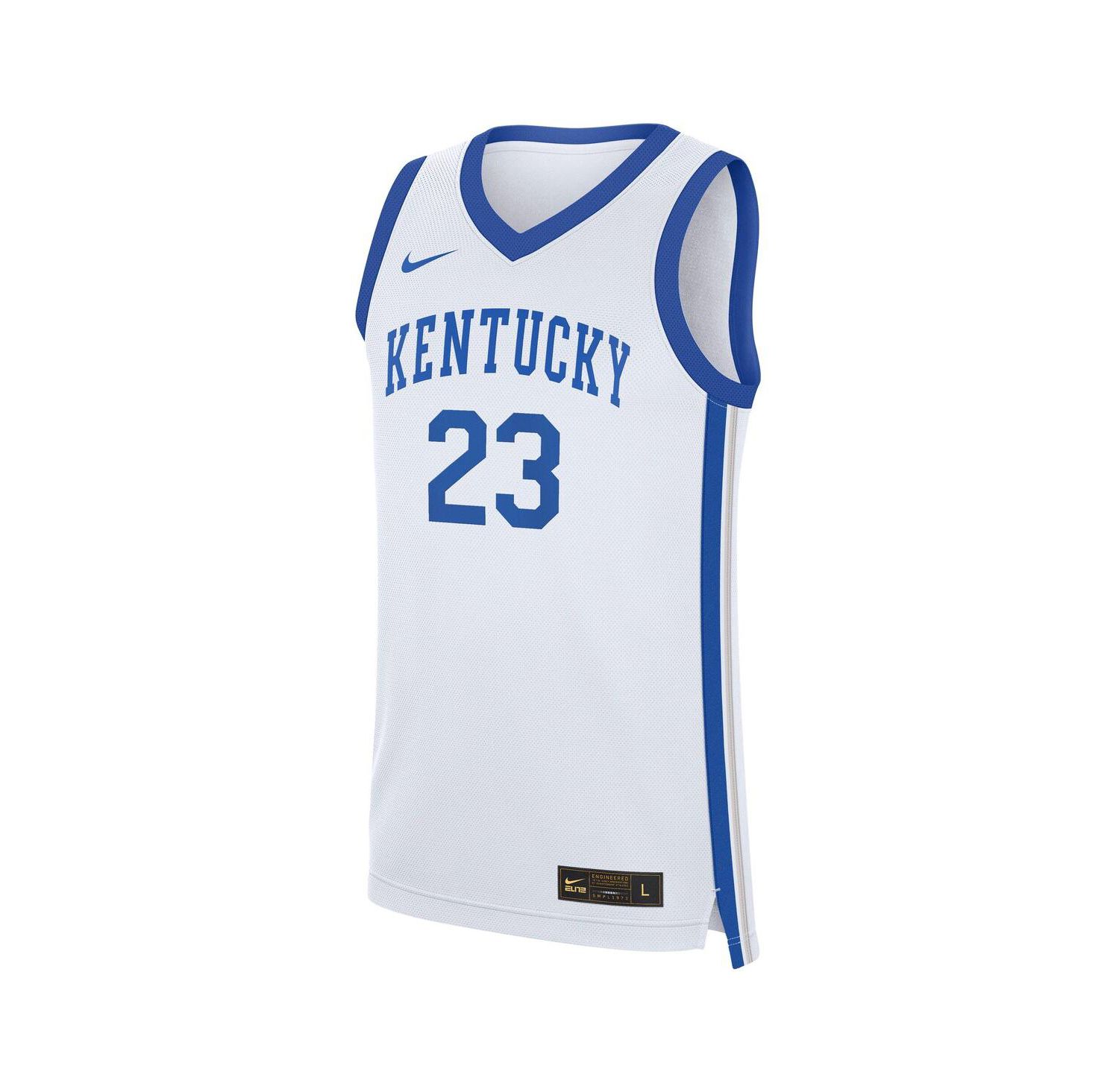 Men's Anthony Davis White Kentucky Wildcats Performance Replica Basketball Jersey