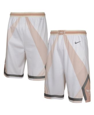 Nike - Big Boys and Girls White Chicago Bulls 2024/25 City Edition Swingman Performance Shorts