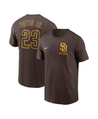 Nike - Men's Fernando Tatis Jr. Brown San Diego Padres 2024 MLB World Tour Seoul Series Name Number T-Shirt