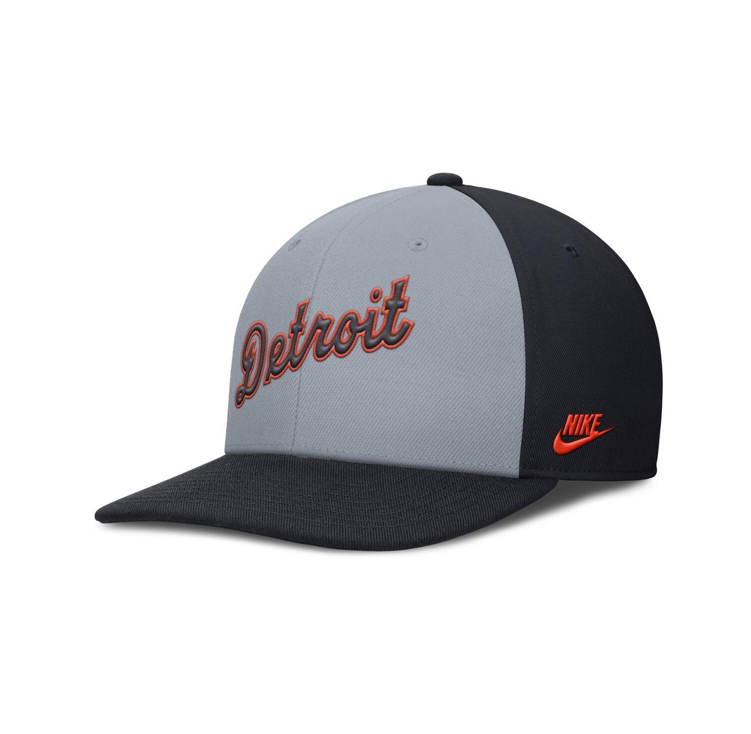 Men's Gray/Navy Detroit Tigers Pro Performance Snapback Hat
