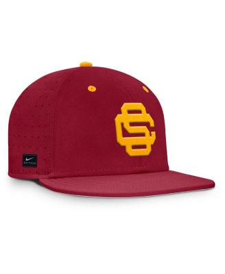 Men's Cardinal USC Trojans On-Field Dugout True Performance Fitted Hat