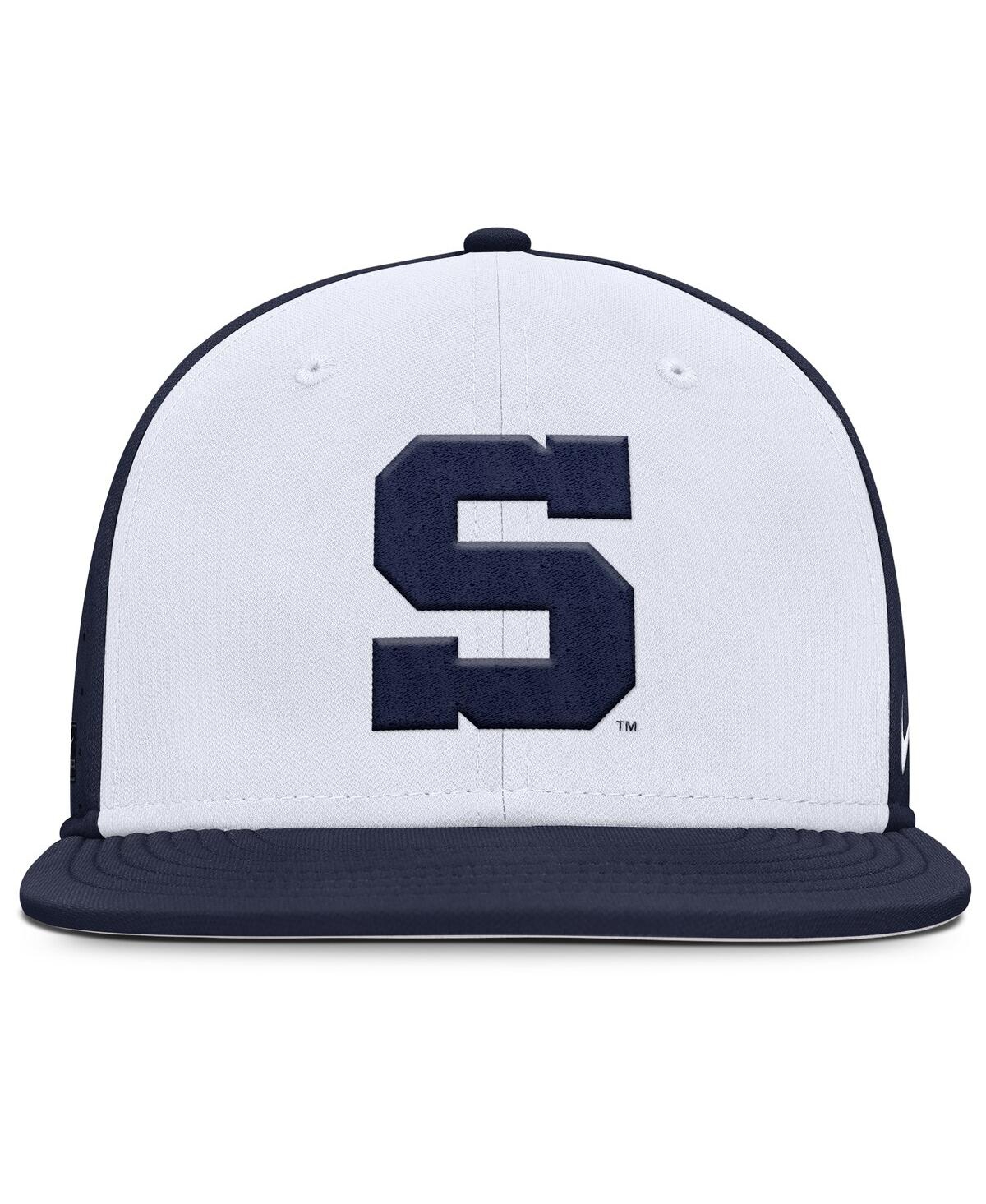 Nike Men's White Penn State Nittany Lions On-field Dugout True Performance Fitted Hat In White