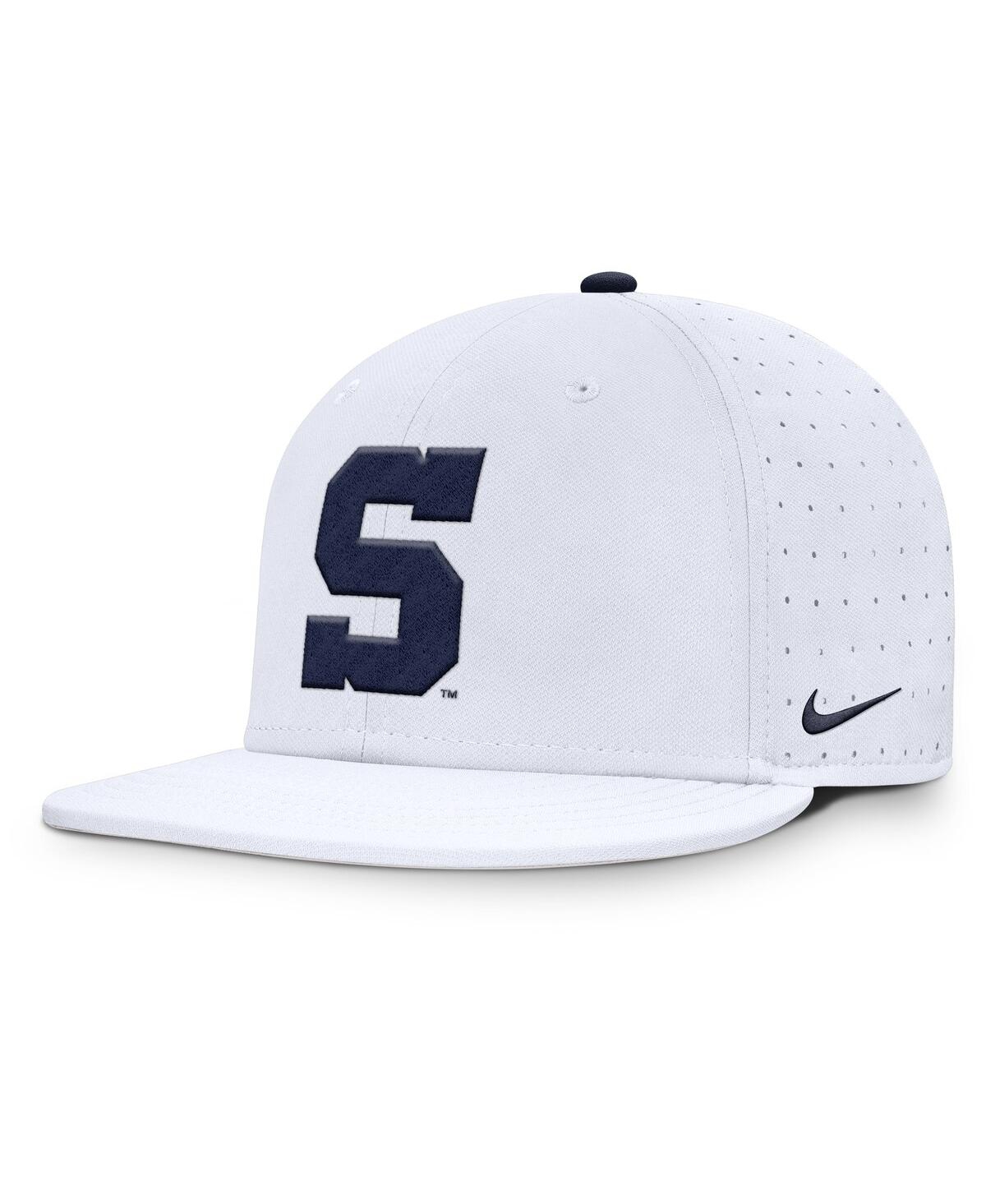 Nike Men's White Penn State Nittany Lions On-field Dugout True Performance Fitted Hat In White
