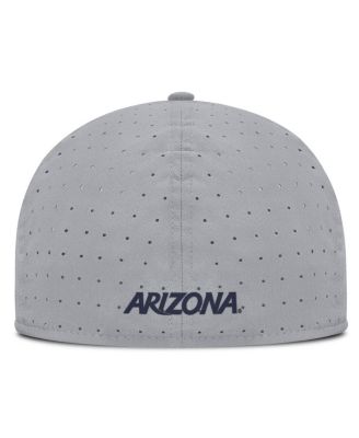 Men's Gray Arizona Wildcats On-Field Dugout True Performance Fitted Hat