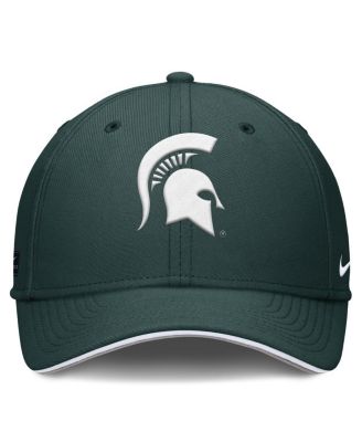 Men's Green Michigan State Spartans 2025 Dugout Coaches Rise Swoosh Performance Flex Hat