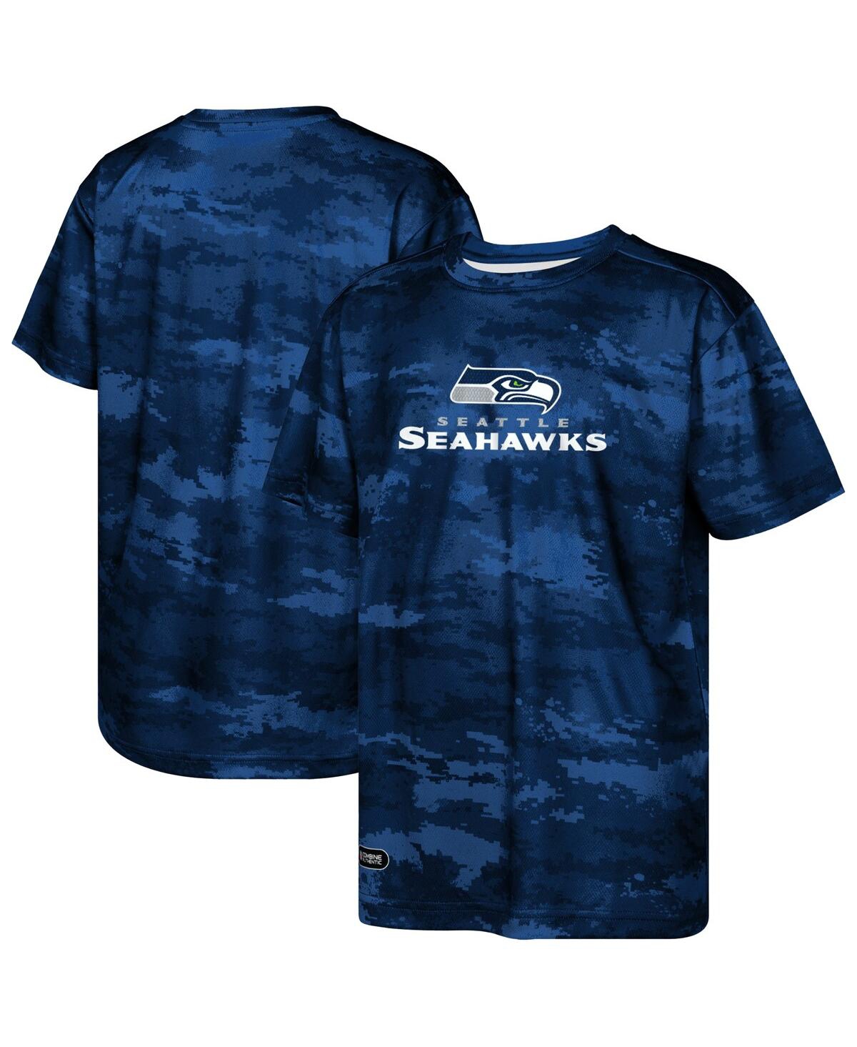 Outerstuff Boys Juvenile College Navy Seattle Seahawks Scrimmage T-shirt In College Navy