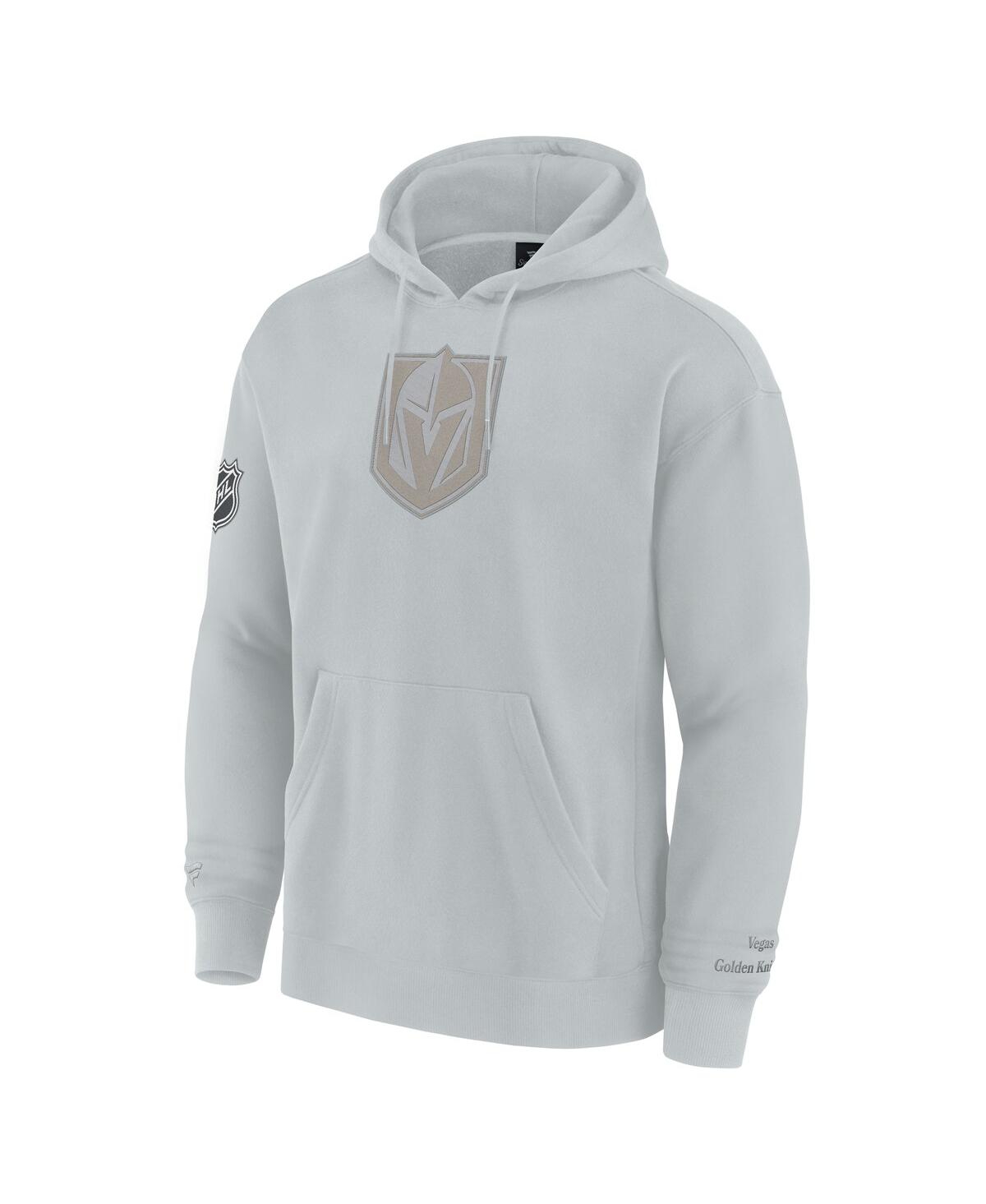 Fanatics Men's Gray Vegas Golden Knights Elements Pace Pullover Hoodie In Gray
