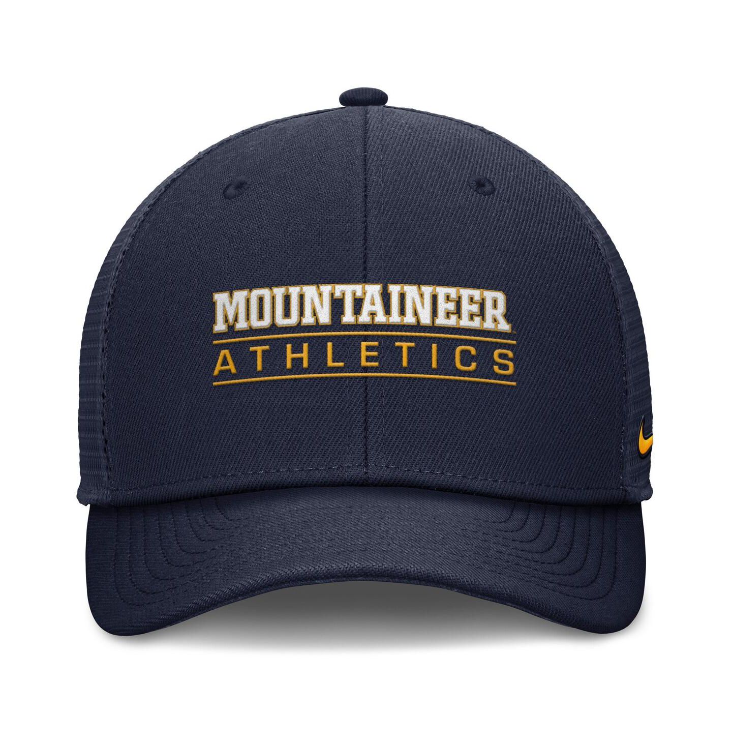 Мужская кепка Nike Navy West Virginia Mountaineers Rise Adjustable Hat — фото 4