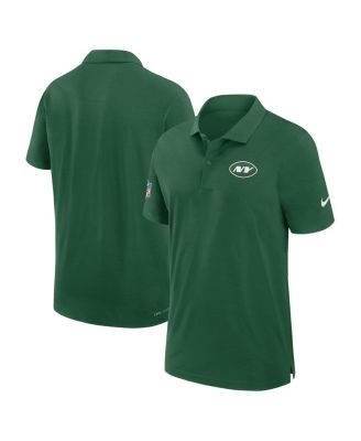 Nike - Men's Green New York Jets 2024/25 Sideline Performance Polo Shirt