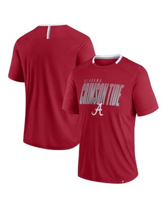 Fanatics - Men's Crimson Alabama Crimson Tide Defender Fade Slant T-Shirt