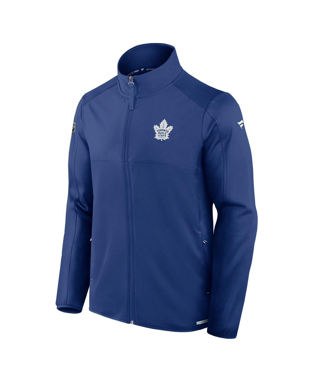 Fanatics Men's Blue Toronto Maple Leaf's Authentic Pro Rink Fleece Full-zip Jacket In Blue