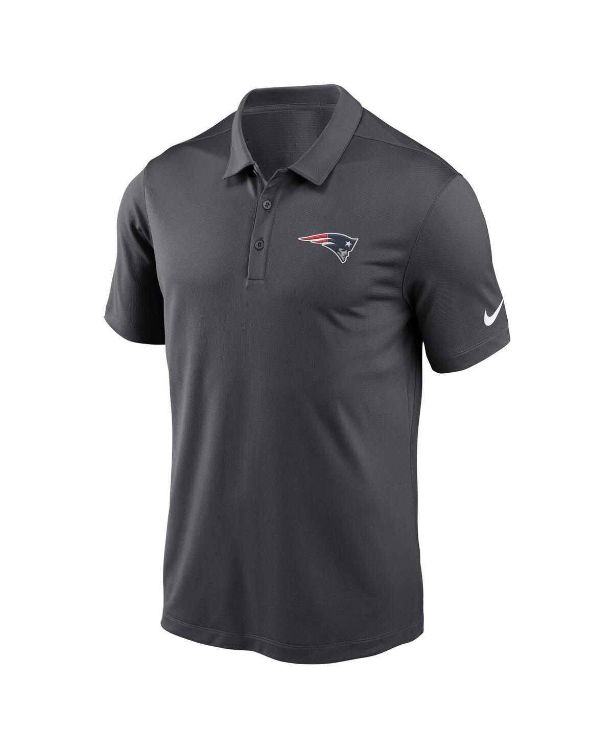 Nike Men's Anthracite New England Patriots Franchise Performance Polo Shirt In Black