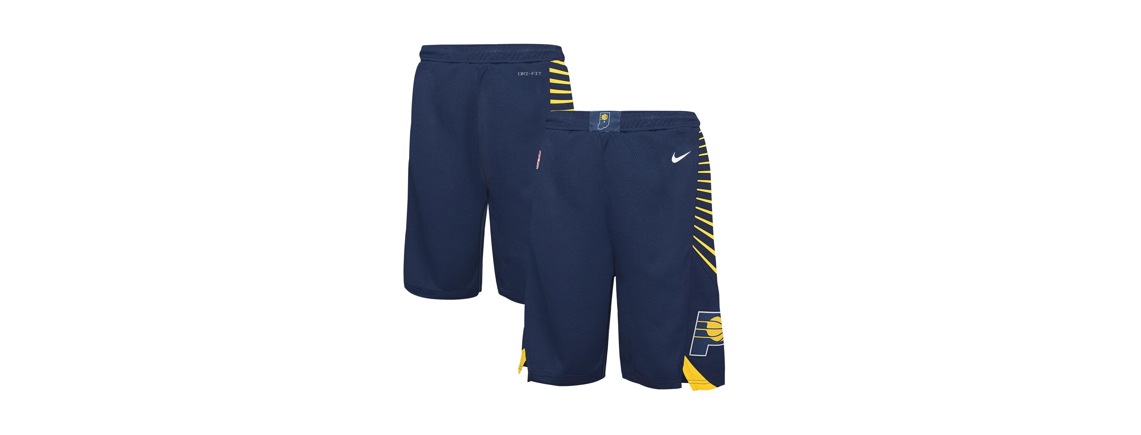 Nike Big Boys and Girls Navy Indiana Pacers Icon Swingman Shorts