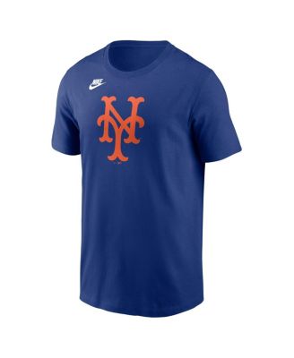 Men's Royal New York Mets Cooperstown Collection Team Logo T-Shirt