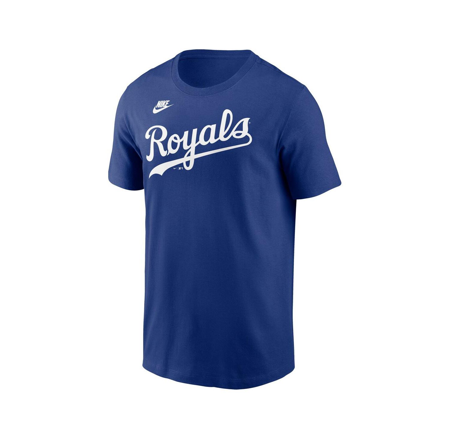 Men's Royal Kansas City Royals Cooperstown Wordmark T-Shirt