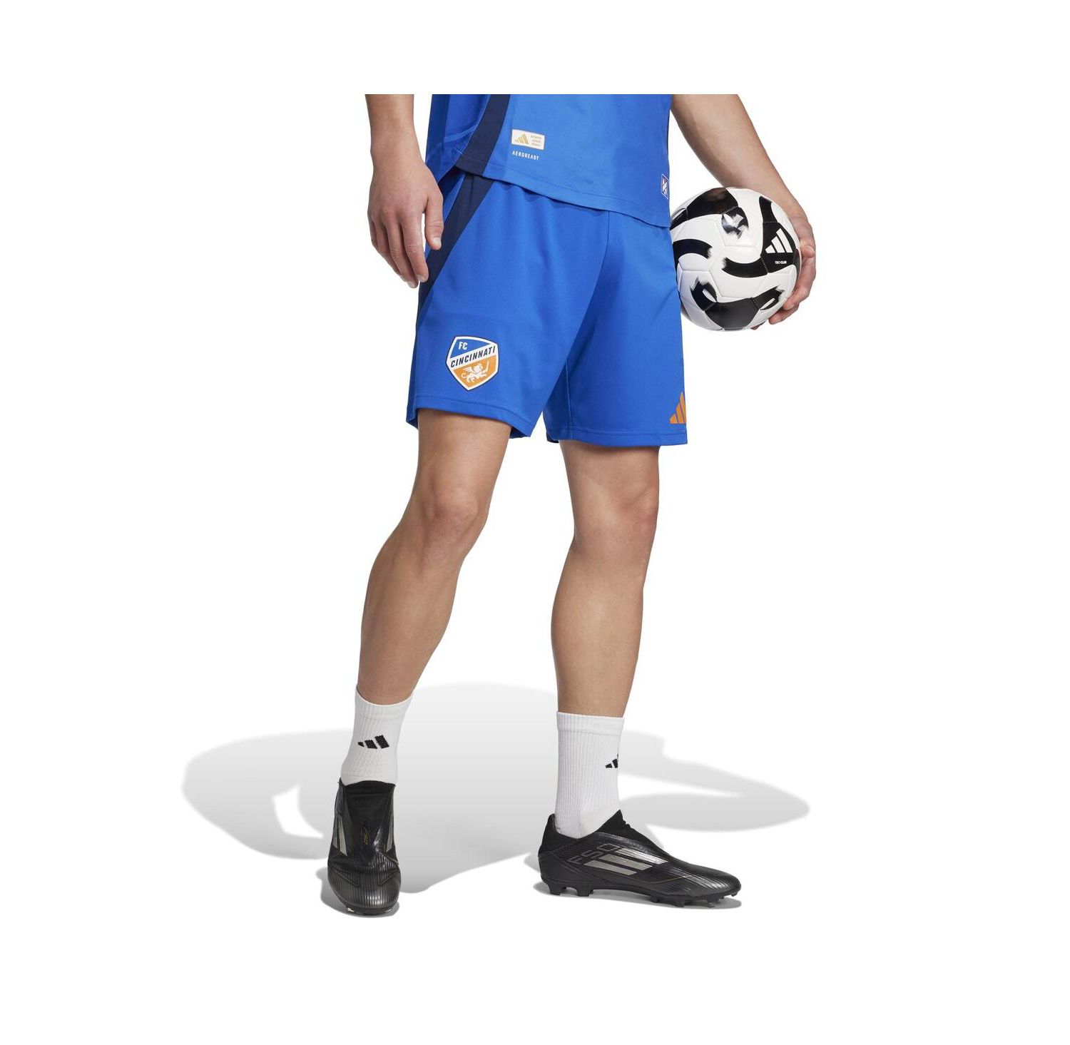 Men's Blue FC Cincinnati Home 2025 Orange and Blue Legacy Kit Authentic Shorts