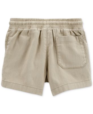 Toddler Boys Cotton Twill Pull-On Shorts 