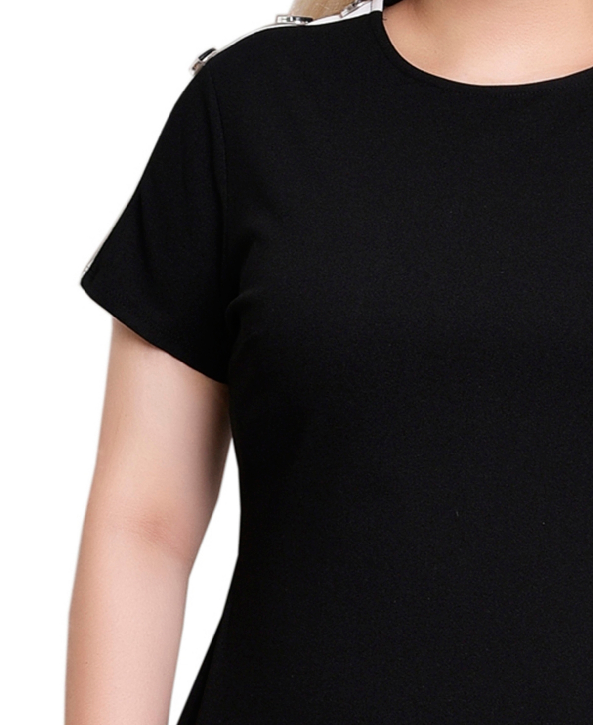 Ny Collection Women's Short Sleeve Dress In Multi