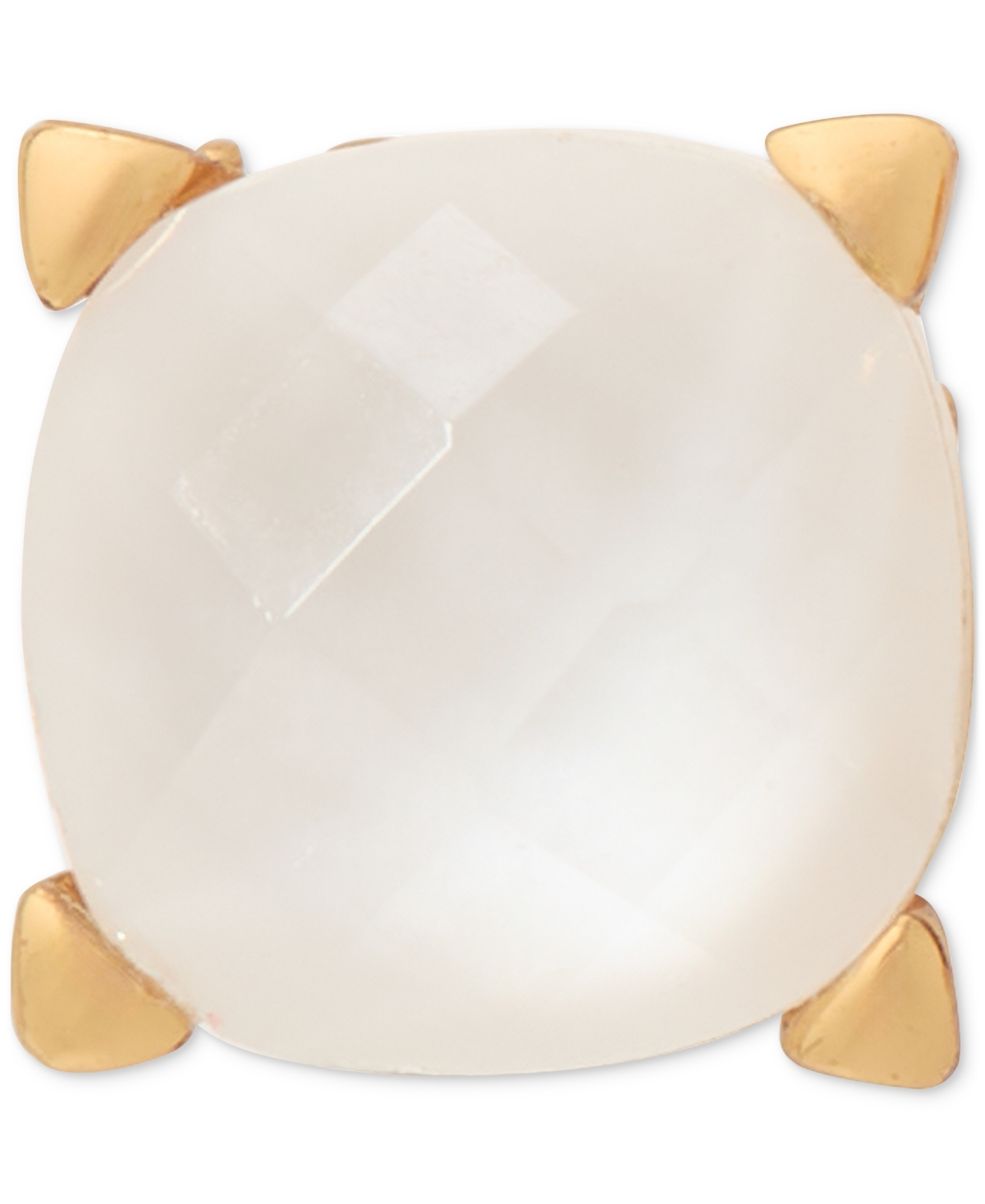 KATE SPADE GOLD-TONE COLOR CUBIC ZIRCONIA STUD EARRINGS 