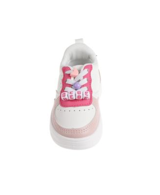 Toddler Girls Lace Charms Sneakers