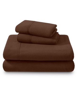 Polar Fleece 4 Piece Sheet Set, Queen