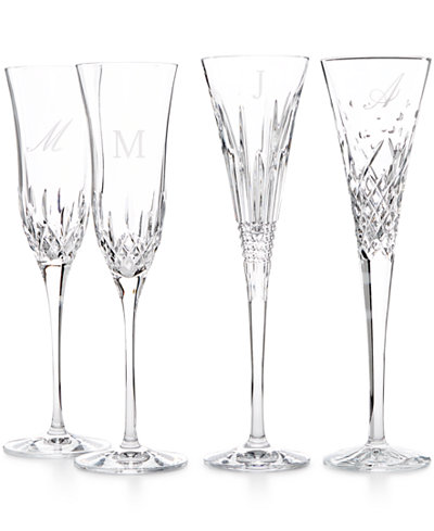 Waterford Monogram Toasting Flutes Collection