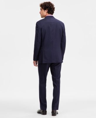 Men's Classic-Fit Pinstripe Suit Separates
