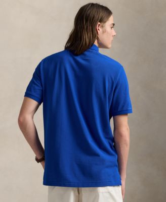 Men's Classic-Fit Mesh Graphic Polo Shirt