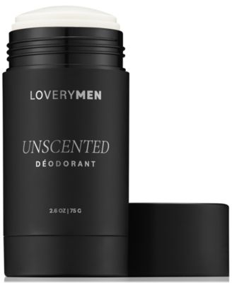 LoveryMen Unscented Deodorant Stick, 2.6 oz.