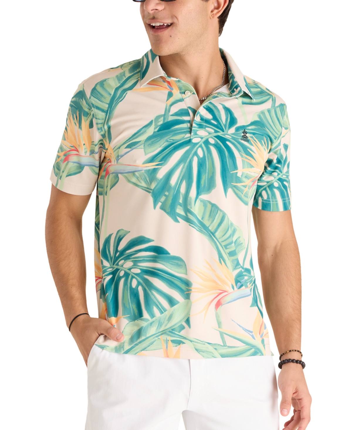 Men's The Frond Of You Range Polo Shirt - Off White