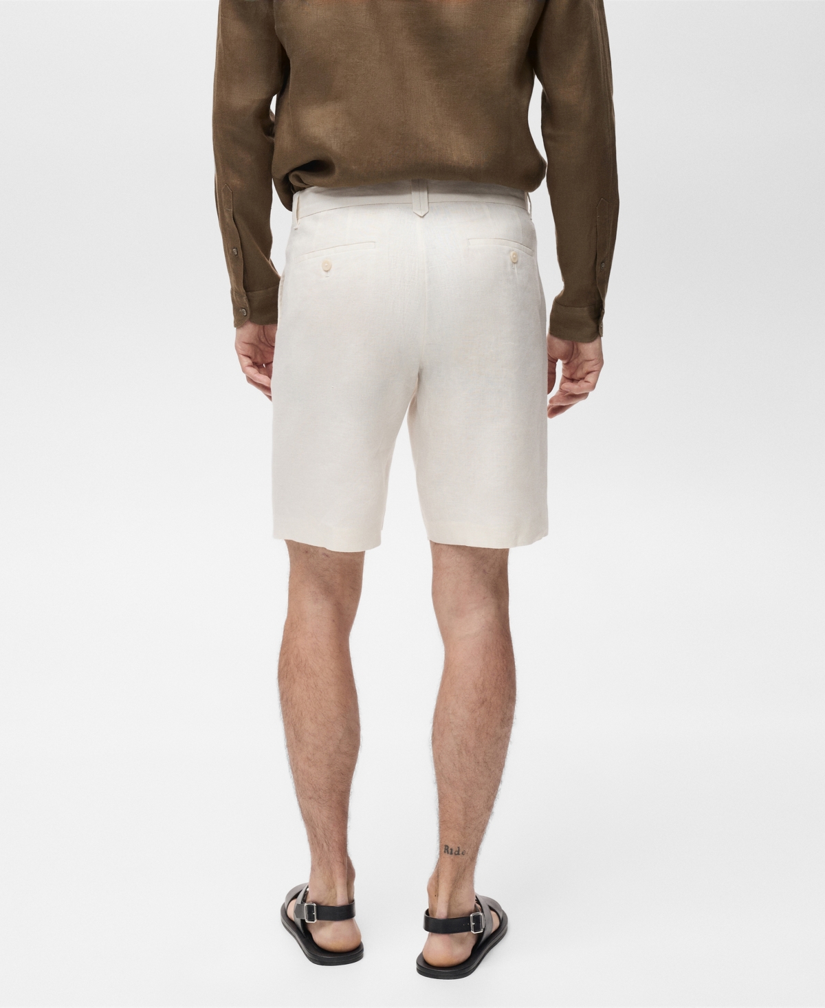Mango Men's Tailored Linen Shorts