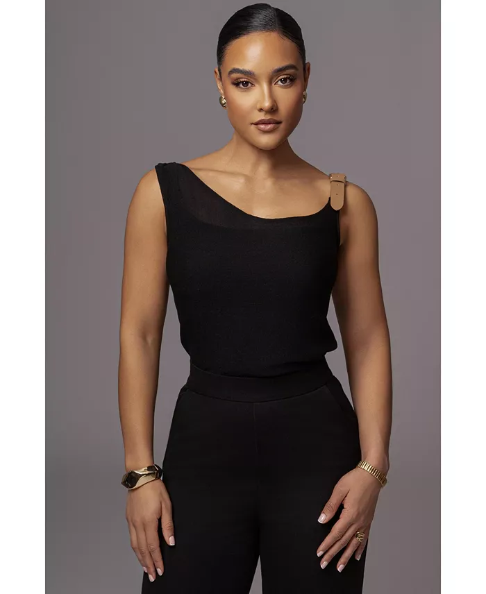 Women's Shanti Faux Buckle Top