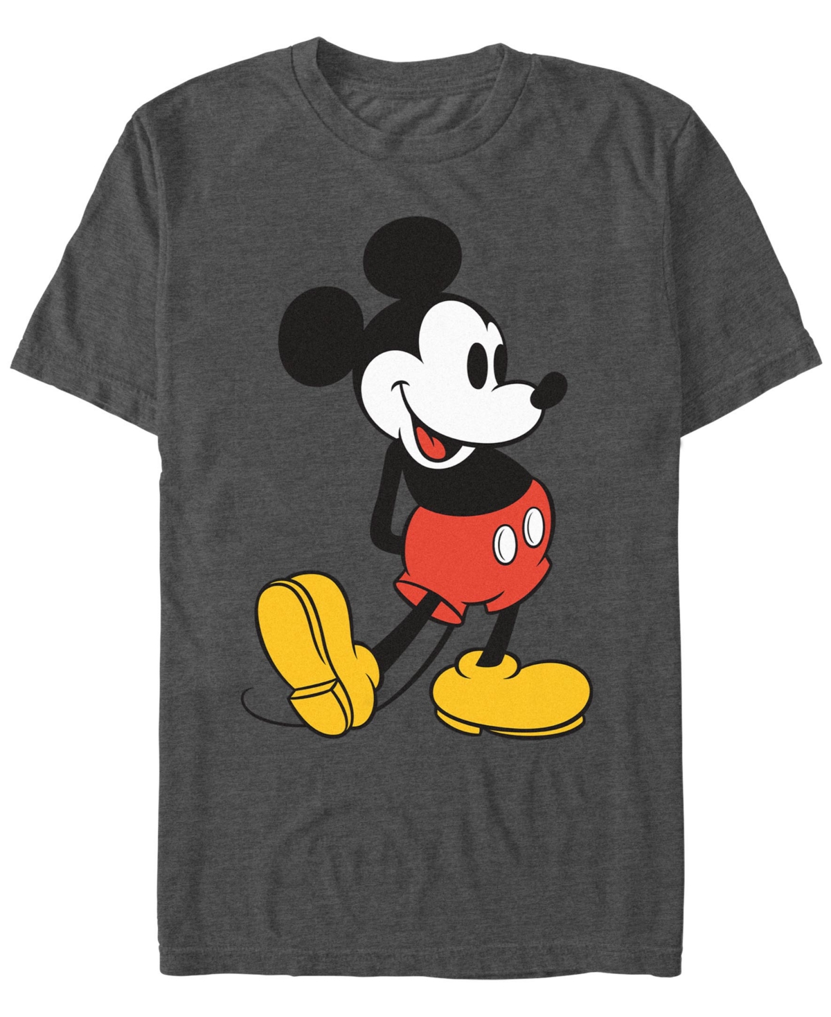 Men's Classic Mickey Short Sleeve T-Shirt - Charcoal heather