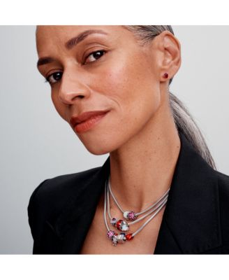 Sterling Silver Sparkling Gift Box Charms