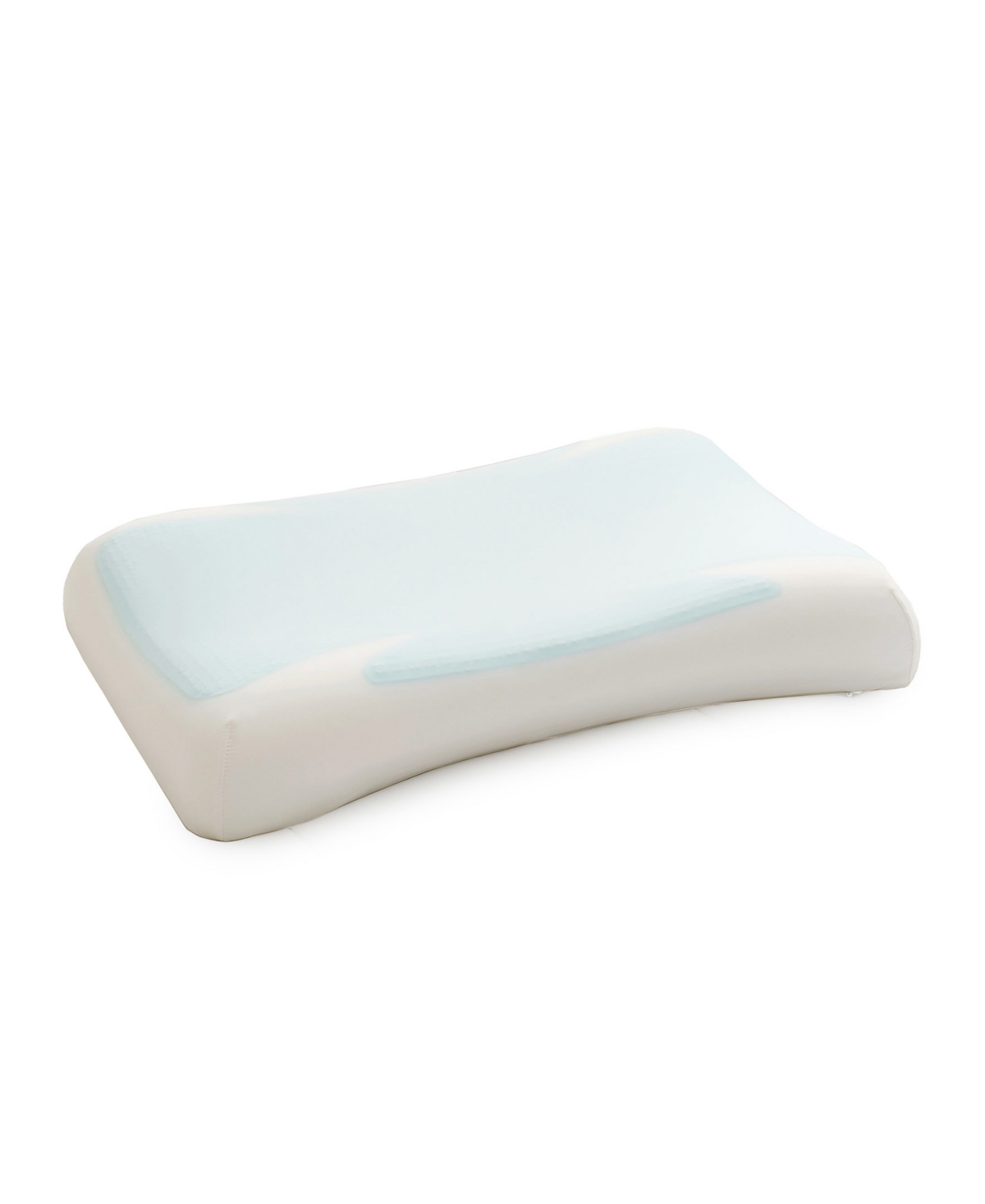 Unikome Cooling Gel Memory Foam Pillow With Washable Cover, Standard In White
